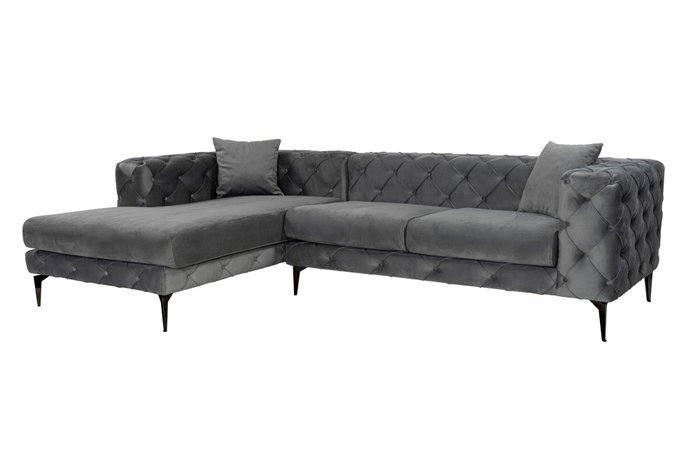 Atelier Del Sofa Como Eco Left - Antracita, Negro Atelier Del Sofa Como Eco Left - Antracita, Negro